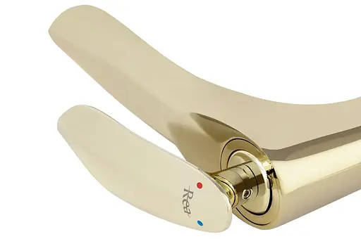 Смеситель для умывальника Rea Orbit высокий gold REA-B2051 Золотой - фото 4