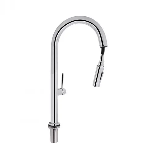 Смеситель для кухни Qtap Lenicka 9138103UC с выдвижным изливом - фото 2