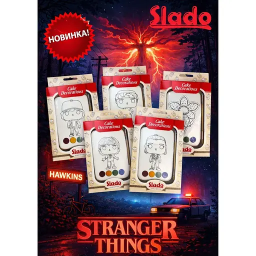 Медово-імбирний пряник Slado Листівка з пензликом 90 г - фото 6