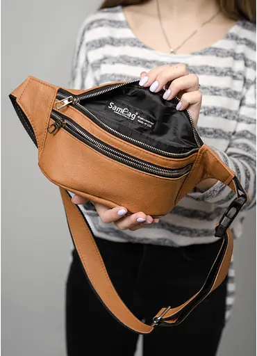 Жіноча сумка Sambag 30,5х14 см 000148026 - фото 3