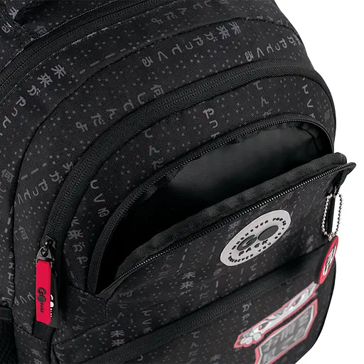 Рюкзак GoPack Education 175M-8 Anime boy Чорно-червоний (GO26-175M-8) - фото 10