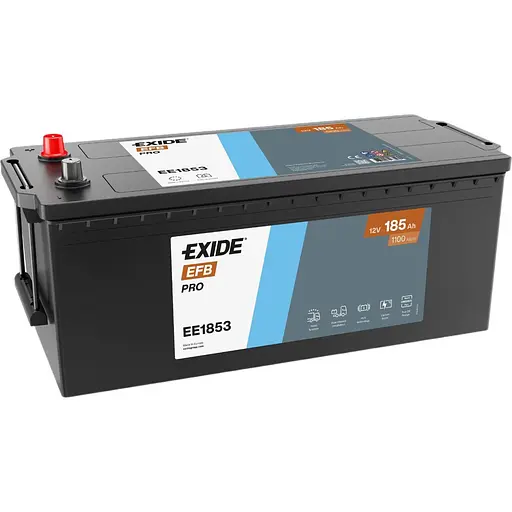 Акумулятор Exide Strong Pro Plus EE1853 EFB 185Ah бокова (+/-) 1100EN 513x223x223 мм