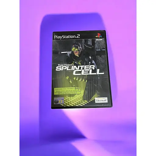 Диск с игрой на PlayStation 2 лицензия Tom Clancy's Splinter Cell