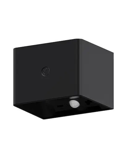 Бра, настінний світильник з датчиком руху Goldlux 331434 Miri LED 1x2.5W 3000K/4000K/6400K 150Lm IP20 чорний - фото 1