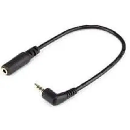 Шнур 3.5 стереовуглецевий 3.5 стерео 2.8х5.6мм 1.5 м чорний - фото 1