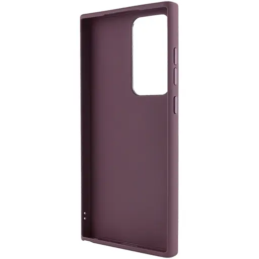 TPU чехол Epik Bonbon Metal Style для Samsung Galaxy S24 Ultra Бордовый / Plum - фото 3