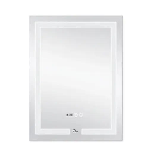 Дзеркало Qtap Mideya з антизапотіванням (DC-F936) 500x800 QT2078F936W, Білий - фото 3