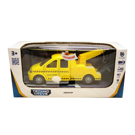 Автомодель детская Эвакуатор TechnoDrive 510651.270 со светом и звуком - фото 2