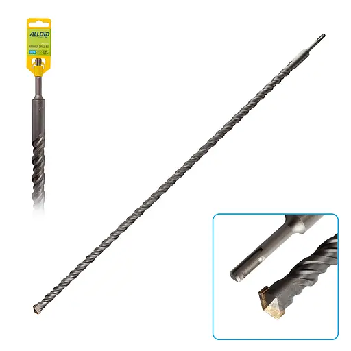 Бур по бетону Alloid Building Tools SDS-plus S4 25x1000 мм (FH-251000) - фото 1