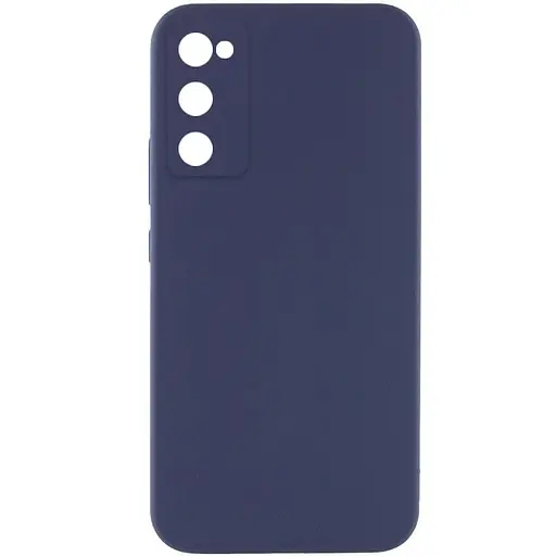 Чехол Silicone Cover Lakshmi Full Camera (AAA) для Samsung Galaxy S20 FE Темно-синий / Midnight blue