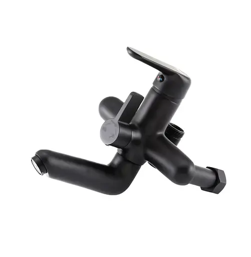 Душова система Frap вилив, лійка 3-функції F2417-6, Чорний матовий - фото 2