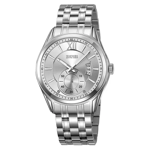 Наручний годинник чоловічий 9319SISI Silver-Silver Skmei acs0030924 - фото 1