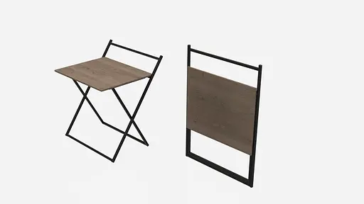 Стіл трансформер Компакт 3 750x790x720 Чорний метал ДСП Дуб Сонома Трюфель 16 мм FRD-104680 - фото 3