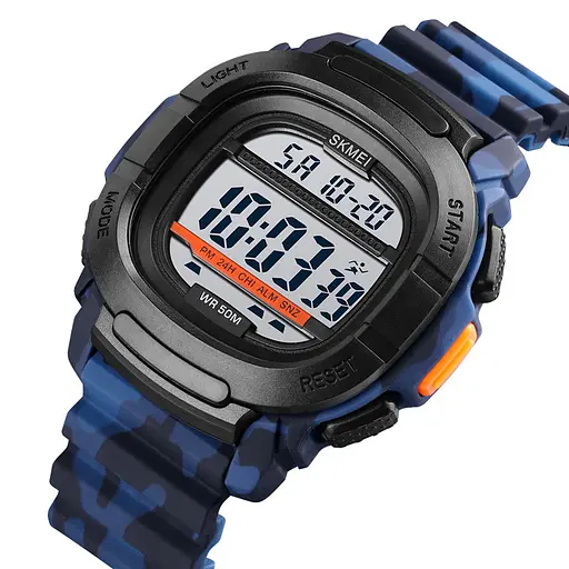 Наручний годинник чоловічий 1657CMBU Camouflage-Blue Skmei acs0030642 - фото 2