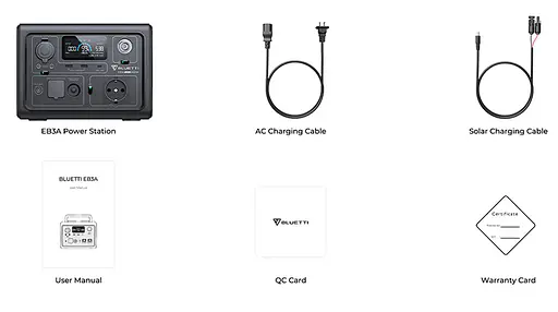 Портативна зарядна станція Bluetti EB3A 268Вт 600Вт електростанція - фото 5