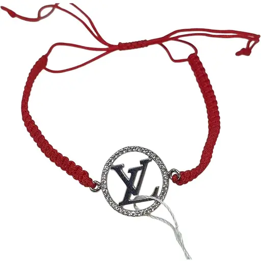 Браслет з текстилю Імперія золота з срібними вставками і фіанітами. БС144С