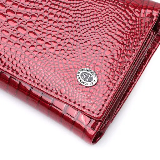 Жіночий шкіряний гаманець ST Leather 14х9х3 см acs0029422 - фото 5