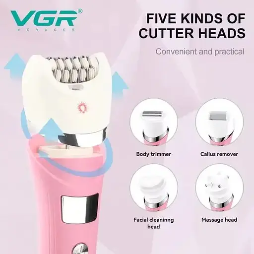 Женская электробритва VGR V-759 5в1. - фото 5