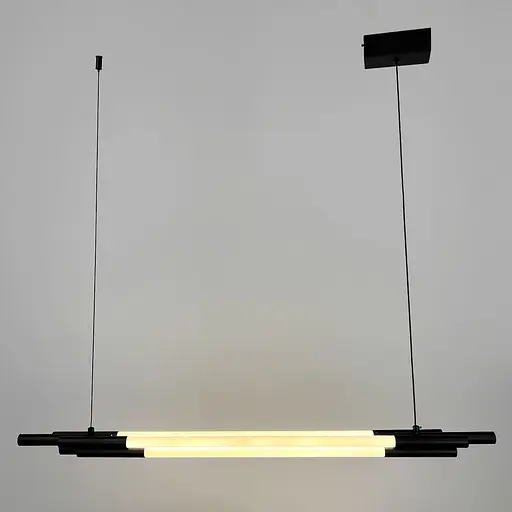 Чорний трубчастий LED світильник у корпусі 90 см | Line F | Арт. MJ351-900L BK - фото 4