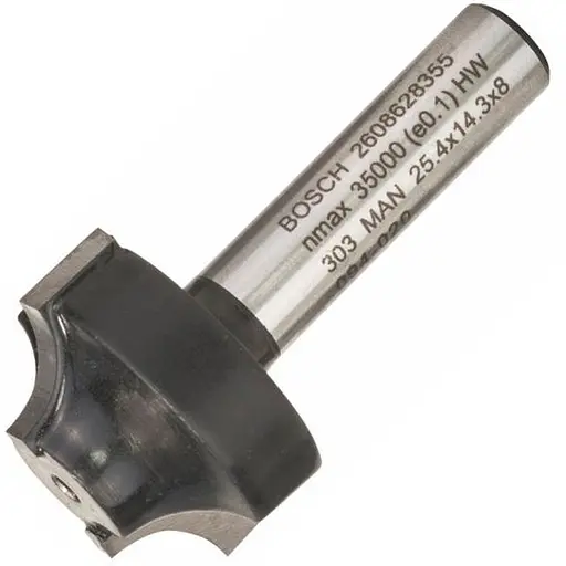 Фреза профильная Bosch Professional Std S8 R6.3 D25.4 L14 (2.608.628.355)