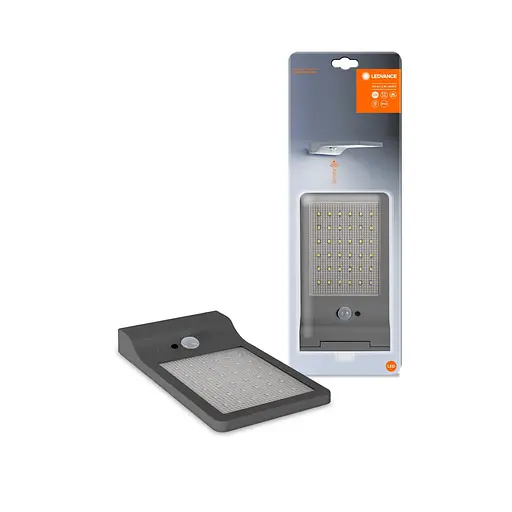 Osram Світильник фасадний автономний OORLED SOLAR 3Вт 4000K 320Лм датчик сутінків чорний - фото 3