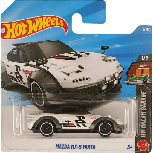 Базова машинка Hot Wheels HW Dream Garage Mazda MX-5 Miata біла (5785) JJJ02-N521 - фото 1