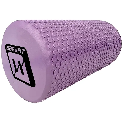 Массажный ролик EasyFit Foam Roller 30 см Сиреневый (EF-2024-V) - фото 1