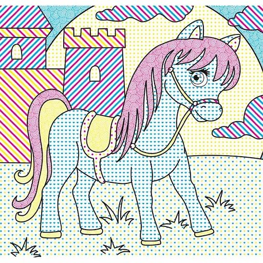 Водные раскраски Волшебная раскраска Пони 757173, 4 картинки - фото 3