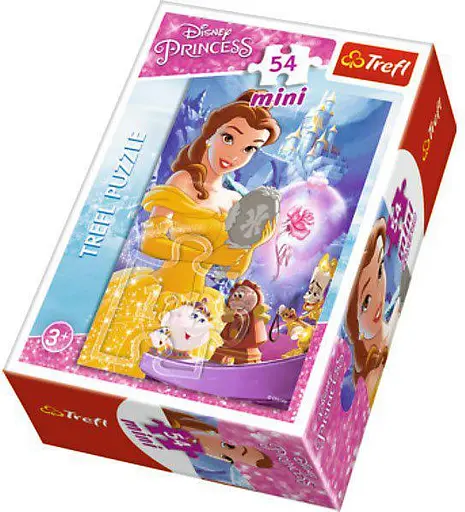 Набір Пазли - (54 елм. Міні) - "Бель" / Дісней принцеси - фото 1