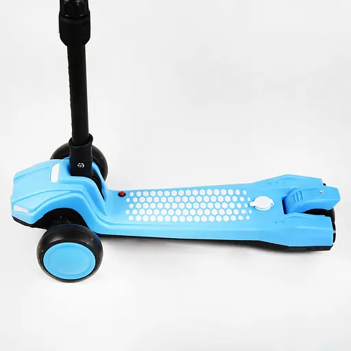 Самокат Best Scooter 60х16х67-79 см Блакитний 000231315 - фото 3