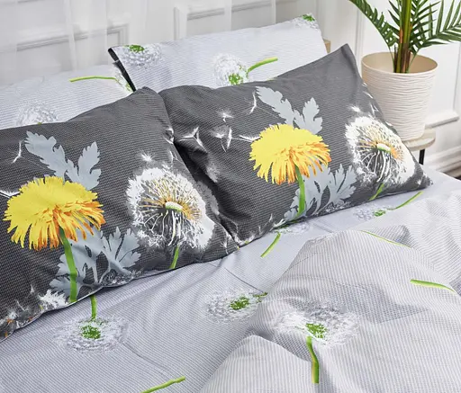 Набір наволочок Moon&Star Бязь Gold Люкс Dandelion 60х60 см 2 шт - фото 2