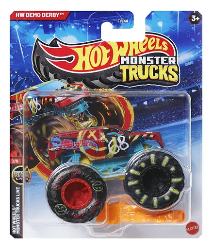 Базовая машинка-внедорожник Hot Wheels Monster Trucks, в ассортименте (FYJ44) - фото 26