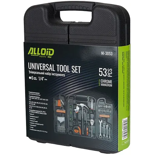 Набір інструментів Alloid Building Tools універсальний 53 предмета (NI-3053) - фото 3