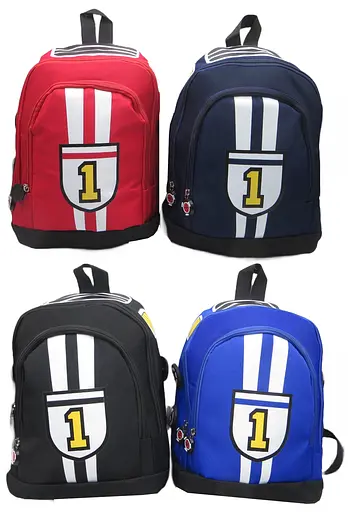 Рюкзак дитячий із тканини Машина №1, 30x23x13 см, 611-С (В асортименті) - фото 2