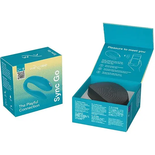 Смарт-вібратор для пар We-Vibe Sync GO Turquoise - фото 9