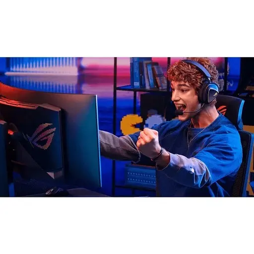 Навушники Asus гарнітура ігрова повнорозмірні Rog Delta II (A701) чорні - фото 7