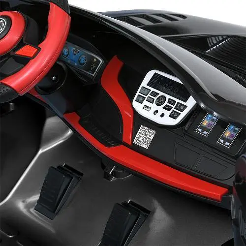 Електромобіль дитячий Bambi M 5820EBLRS-11 24V MP3 USB TF Bluetooth EVA шкіра музика світло сірий - фото 9