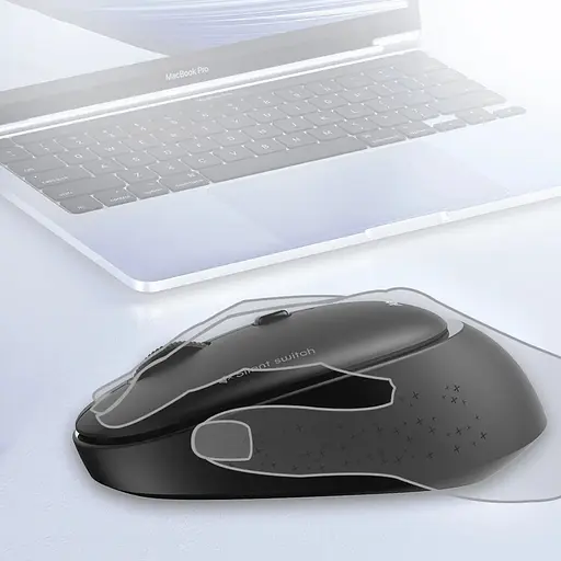 Бездротова миша MEETION R571 USB Nano 2.4G чорна - фото 12