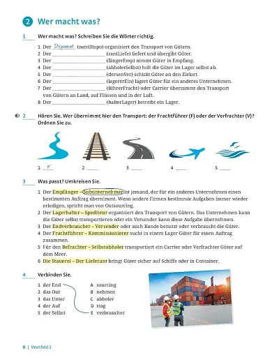 Im Beruf NEU Fachwortschatztrainer Transport und Lager - фото 5