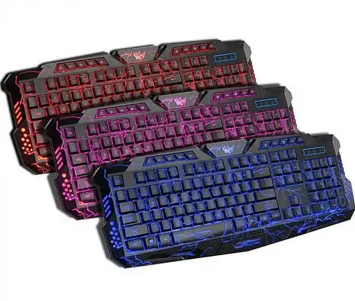 Игровая компьютерная клавиатура Atlanfa M200L с LED подсветкой - фото 9