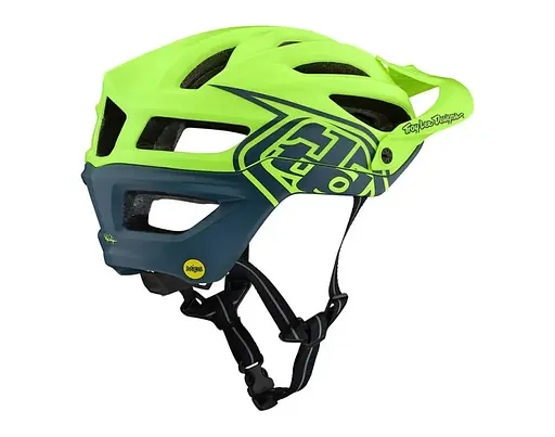 Велошолом Troy Lee Designs A2 Mips Decoy S Yellow/Blue (1106-191485001) - фото 2