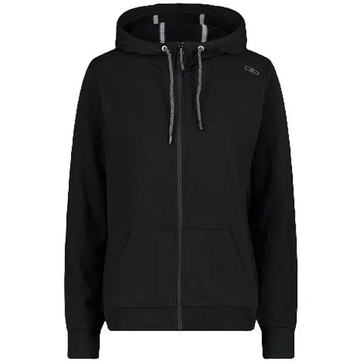 Кофта CMP Woman Jacket Fix Hood Black XXS (1097-31D4276-U901 34)