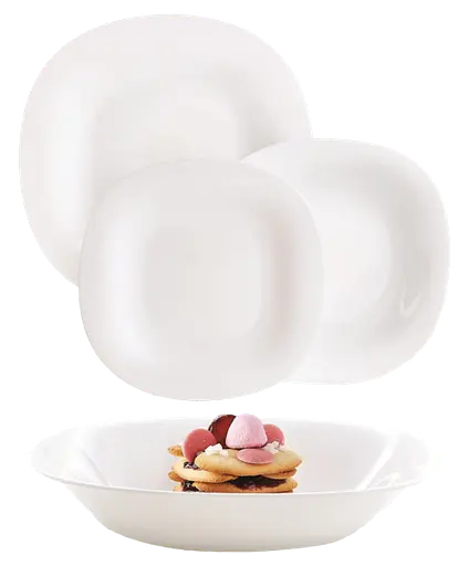 Сервіз Luminarc Carine White, 18 предметів - фото 1