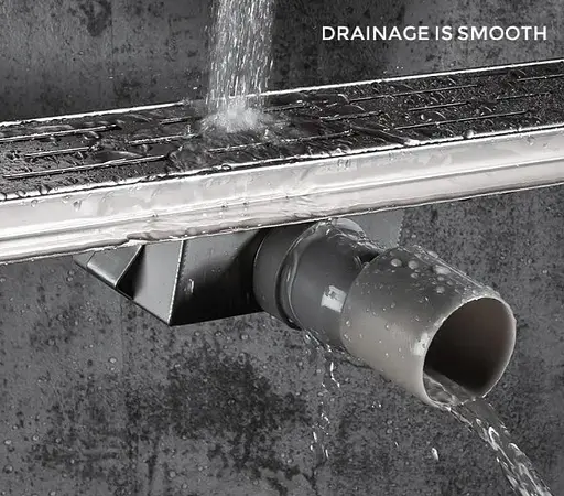 Душевой трап Gappo 70х800 мм, нержавеющая сталь G88007-1 - фото 3