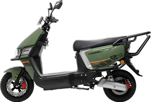 Электроскутер Двухместный Crosser CR13 (2000W, Графеновая батарея 72V/24Ah) Зеленый - фото 4
