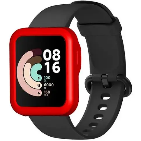 Чехол-бампер DK CDK Силикон для Xiaomi Redmi Watch (012855) (red) - фото 3
