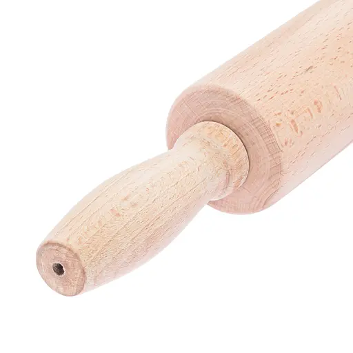 Скалка деревянная из темного дерева с вращающимися ручками 40 см Ø 5 см, Woodly 85020 - фото 7