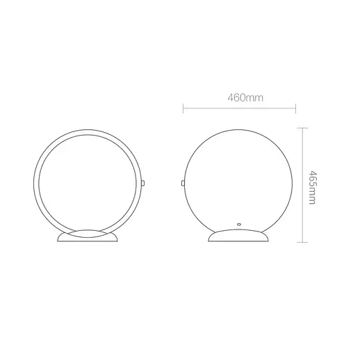 Дзеркало для макіяжу JORDAN & JUDY LED Makeup Mirror (NV534) [66270] - фото 5