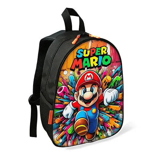 Рюкзак Супер Марио детский школьный/городской 34х27х13 см для мальчика (02467)