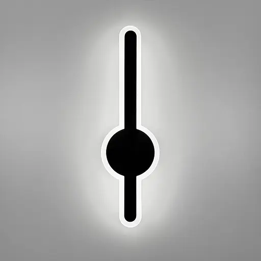 Удлиненное светодиодное черное бра 40 см Line F Арт. WJ020/400 BK - фото 3